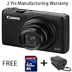 Canon S95 10MP Camera Point & Shoot Camera with 10MP, 3.8x Optical Zoom and 3 inch Screen (Black)