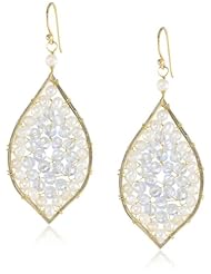 Panacea Crystal Gold Earrings