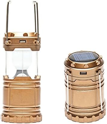 Ultra Bright Solar USB Rechargeable Camping Lantern,Collapses - Suitable for: Sports, Camping, Hiking, Fishing, Backpacking, Emergency &amp; Anything Outdoor.