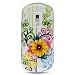Samsung Restore M570 Butterfly Flower Bouquet On White Hard Crystal Snap-On Cover Case