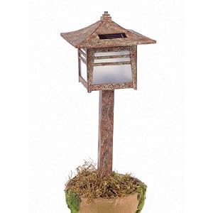 Pack of 6 Enchanted Garden Asian-Inspired Solar Powered LED Lawn Stakes 18 by CC Home Furnishings