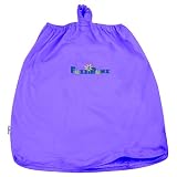FuzziBunz In and Out Mess Free Hanging Diaper Storage Laundry Bag, Grape