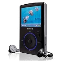 Sandisk Sansa Fuze 4GB MP3 and Video Player with FM Radio, Voice Recorder, microSD/SDHC Slot, BLACK, BULK PACKAGED