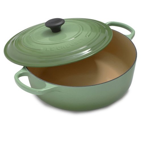 Le Creuset Signature Rosemary Round Wide French Oven LS2552-3025 , 6Â¾ qt.
