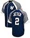 Majestic Derek Jeter New York Yankees Embroidered Wheelhouse Jersey (L=44)