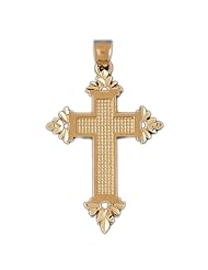 CleverEves 14k Gold Pendant Cross 6.7 - Gram(s)