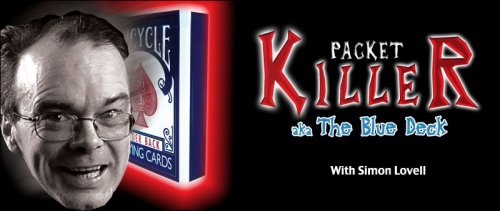 Packet Killer with Simon Lovell, 2 DVD Set, Includes Special Bicycle Gaffed Deck - Card Magic Tricks