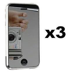 EMPIRE 3-Pack LCD Mirror Screen Protector for Apple iPhone 3G 8GB 16GB [EMPIRE PACKAGING]