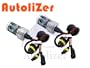 1 Pair (2 pcs) HID Xenon H4 6000K Low Beam Replacement Light Bulbs - Brilliant White