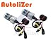 1 Pair (2 pcs) HID Xenon H4 6000K Low Beam Replacement Light Bulbs - Brilliant White