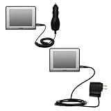 Essential Kit for the Amcor Navigation GPS 3750 - includes Car and Wall Charger with Rapid Charge Technology - Gomadic Brand w/ TipExchange Technology