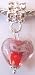 Silver Plated Charm Fits Pandora Glass Crystal & Red Heart Pendant (3)