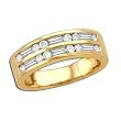 14K Yellow Gold Diamond Band - .0.75 Ct.