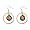 Oregon State Beavers Hoop Logo Earring Set Ncaa Charm Image #1