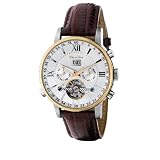 Pere de Temps Unisex Debut Neopolitan Automatic Mechanical Watch Two-Tone Stainless Steel with Gold... by Pere de Temps