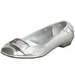 BCBGirls Women's Piper Peep Toe Flat