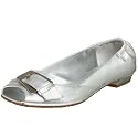 BCBGirls Women's Piper Peep Toe Flat