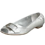 BCBGirls Womens Piper Peep Toe Flat