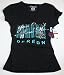 Dereon Women's/Junior's Fashion Tee Size: Medium 'You Can't Afford Me' Black