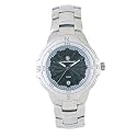 Men’s Basic Stainless Steel Watch - Black Dial