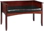 Hawthorne Window Seat, BLACK LEATHER, DARK CHERRY