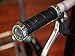 Brooks Saddles Leather Wrap Slender Grips, Black