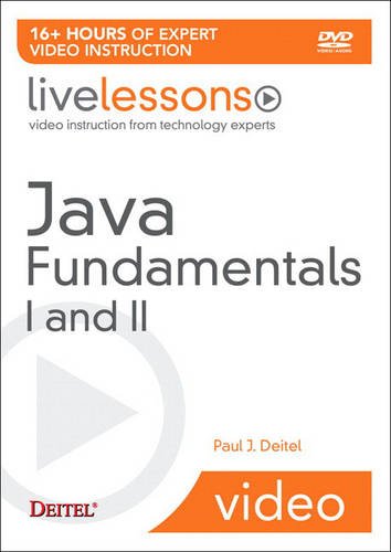 java fundamentals i and ii livelesson video training pt 1 2
