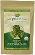 Just Pure Foods Organic Vegetables and Seasoning, Pesto Zucchini Chips, 1.5 Ounce