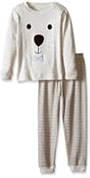 Elowel &nbsp;"Teddy Bear Face" 2 Piece Pajama Set 100% Cotton -(6M 8-Years)
