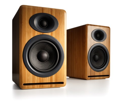 Audioengine P4 Premium Passive Bookshelf Speaker Pair (Natural Wood)