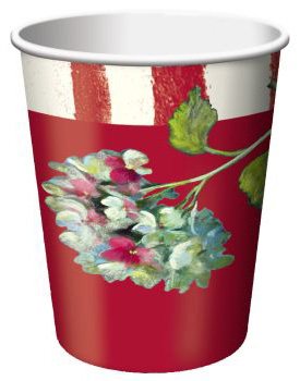 Painted Hydrangeas 9 oz Hot/Cold Cups