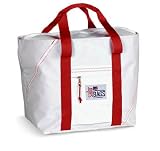 SailorBags Large Sailcloth Tote, Red