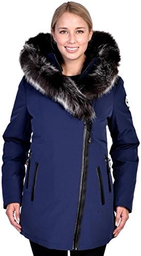 Arctic Expedition Women's Lightweight Fashion Down Winter Coat with Plus Sizes Ink Large