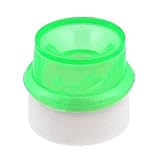 uxcell　水タップのフィルタ　ホワイト　クリアグリーン　プラスチック　PVA　15mm