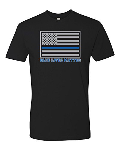 Jacted Up Tees Blue Lives Matter Support Police Officers Men's T-Shirt SHIPS FROM OHIO USA