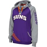 NBA adidas Phoenix Suns Ladies Purple-Gray Court Series Pullover Hoodie Sweatshirt (Small)