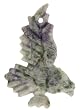 Flying Eagle Pendant - 45X67mm - Lotus Jasper