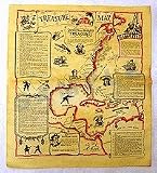 Treasure Map Poster 23 X 29