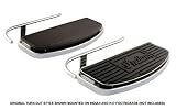 Heel Guard by Carl Miles Turn-Out Style Right Side Chrome 1010R