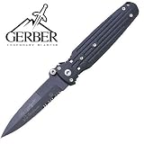 Gerber Applegate Edition Double Bevel Black Serrated Knife