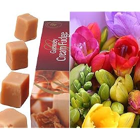 25 Posy Freesias with Guernsey Fudge