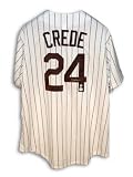 Joe Crede Chicago White Sox Autographed Pinstripe Jersey