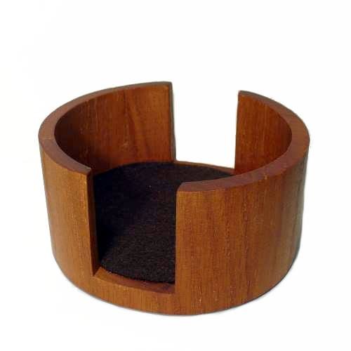 Cherry Circular Coaster Holder for Thirstystone Sandstone