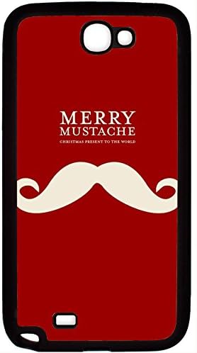 Zenzzle TPU Rubber Case for Samsung Galaxy Note 2 - Merry Mustache Christmas Present To The World