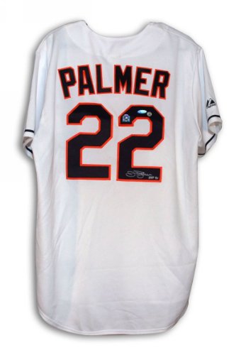 Jim Palmer Autographed Baltimore Orioles White Majestic Throwback Jersey Inscribed 