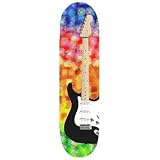 Black Electric Guitar: 3D Model: Custom Skateboard
