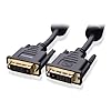 Cable Matters Gold Plated DVI-D Dual Link Cable with Ferrites 6 Feet - 4K Resolution Ready