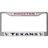 Rico Houston Texans Chrome License Plate Frame