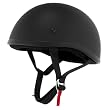 Skid Lid Helmets Original Half Helmet , Size: XL, Color: Flat Black XF64-6634