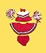 1008-Red & White Cheer Leading Clothes for 14